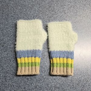 Knit Fingerless Glove Set Soft Plush Acrylic, Size Medium/Large  RN#135014
